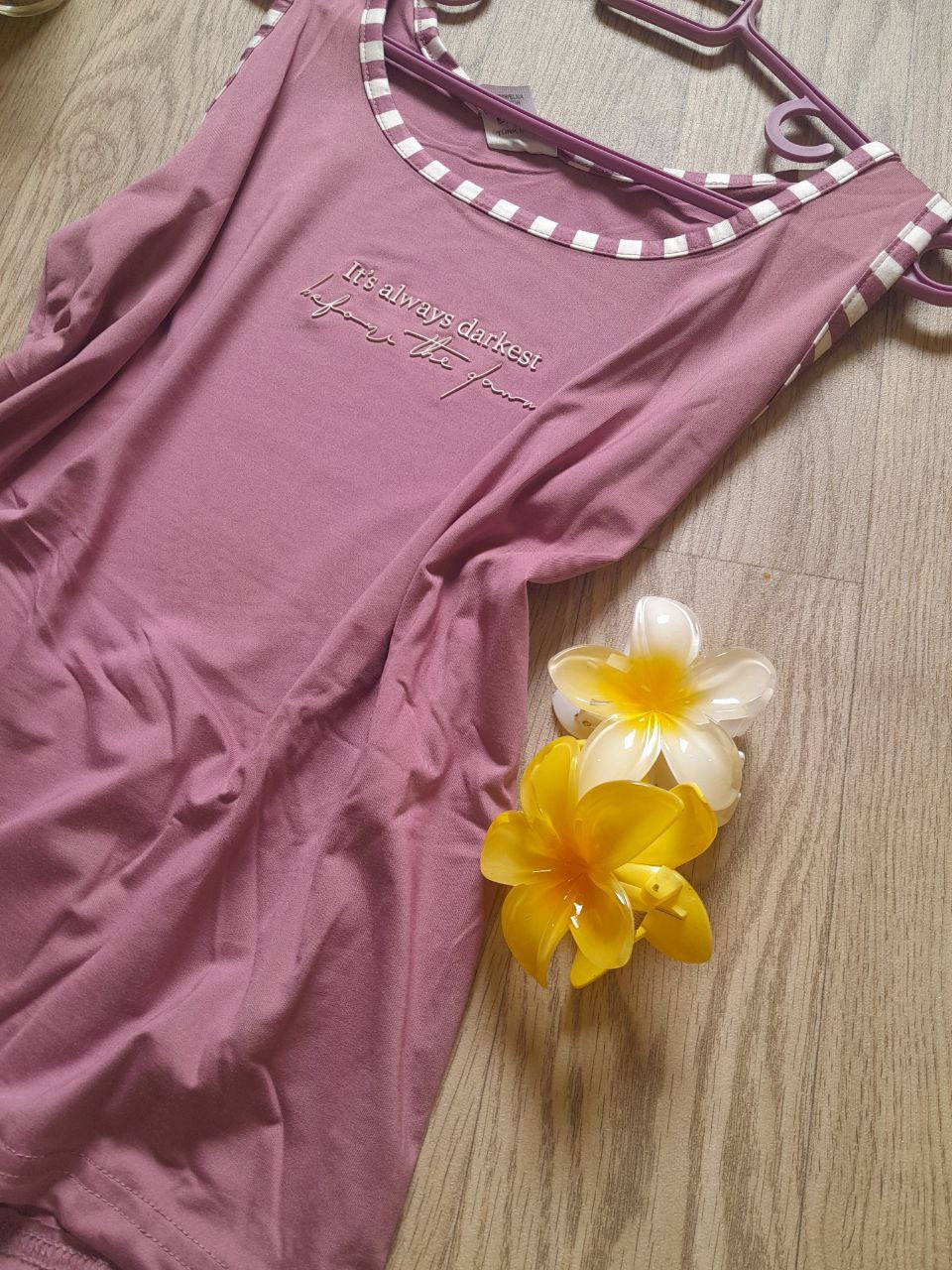 💖طقم البيجاما بطبعة الفهد🐆 و قميص نوم مسة من الإيجابية والراحة