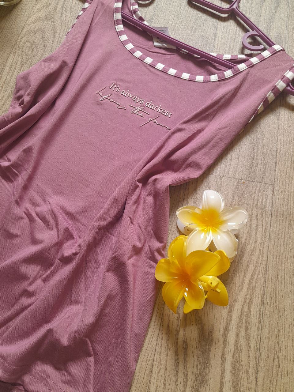 💖طقم البيجاما بطبعة الفهد🐆 و قميص نوم مسة من الإيجابية والراحة